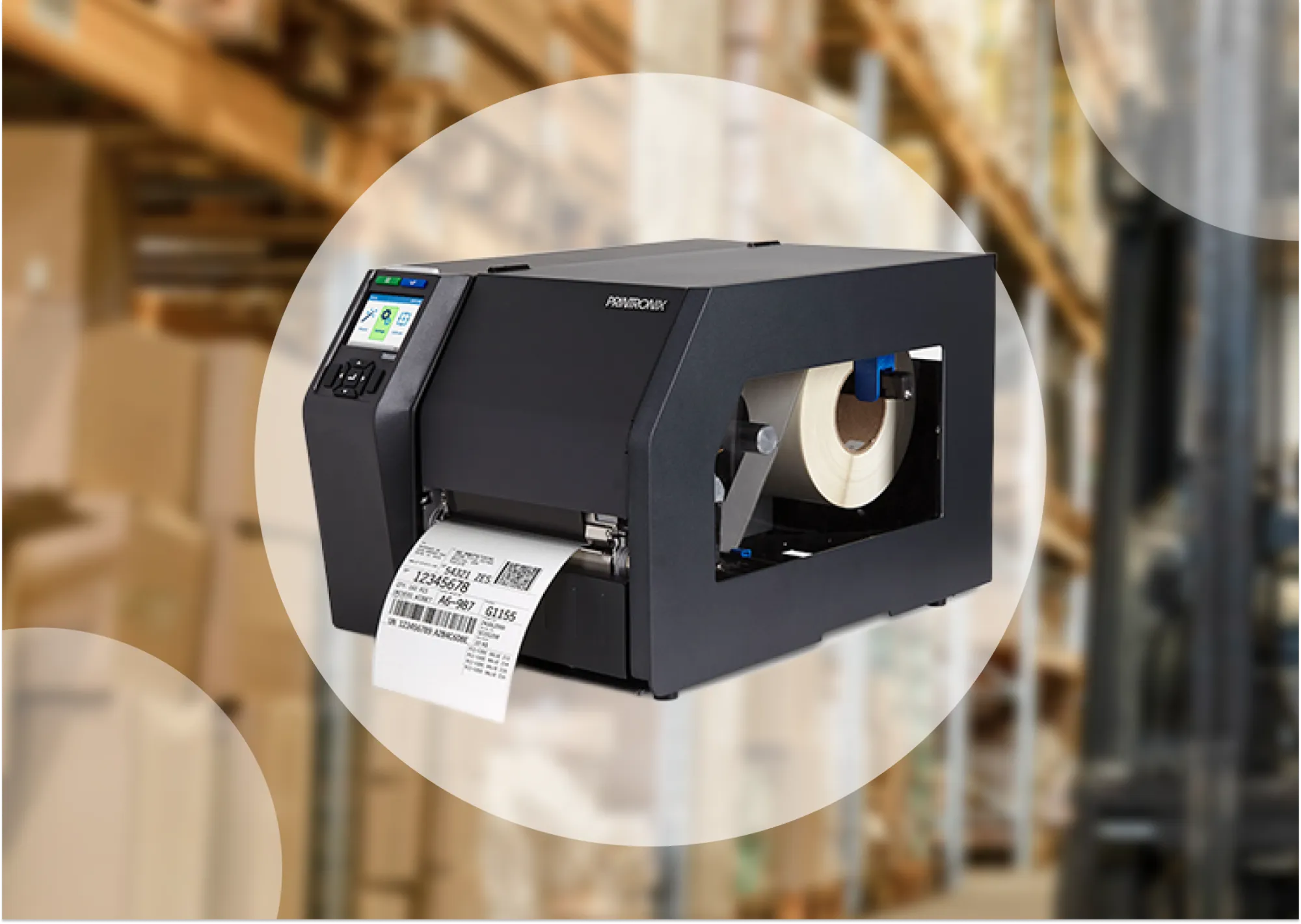 Printronix T8204: Мощный и универсальный принтер этикеток для интенсивной работы Printronix T8204: Мощный и универсальный принтер этикеток для интенсивной работы