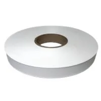 Лента из микрофибры таффета MF100 белая 10мм/400м