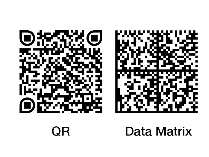 Чем отличается QR-код от DataMatrix