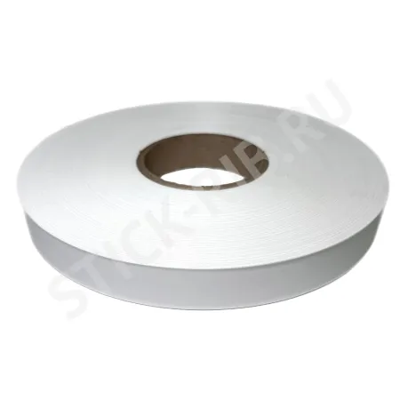Лента из микрофибры таффета MF100 белая 10мм/400м