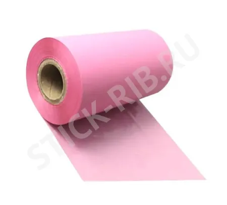 Красящая лента RESIN PREMIUM TEXTILE PINK (60мм/200м/60мм/1") OUT