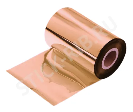 Красящая лента RESIN PREMIUM TEXTILE ROSE GOLD Metallic (25мм/200м/25мм/1") OUT