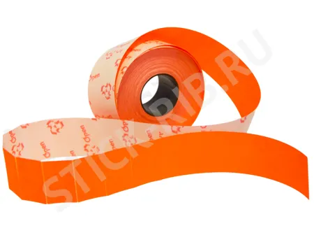 Этикет-лента 26x16x800 прямая, красная