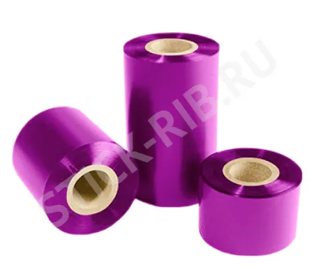 Красящая лента RESIN PREMIUM TEXTILE PURPLE C (30мм/200м/30мм/1") OUT