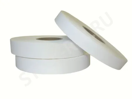 Нейлоновая лента стандарт двусторонняя NT639B для ТТ-печати белая 65мм/400м