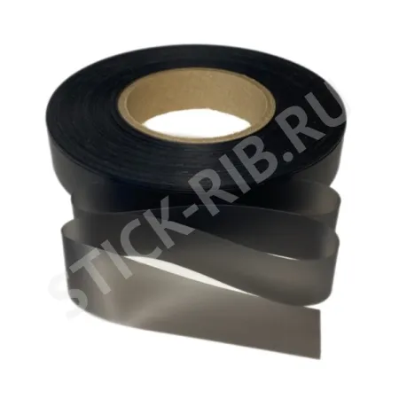 Силиконовая лента TPU210BM черная матовая 15мм/100м