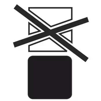 Штабелирование запрещено