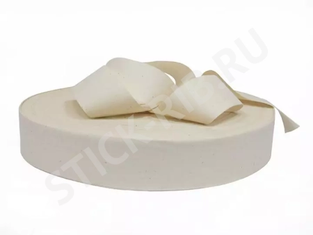 Купить хлопковая лента cc503 натуральная 60мм/200м оптом