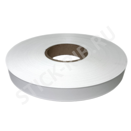 Лента из микрофибры таффета MF100 белая 10мм/400м