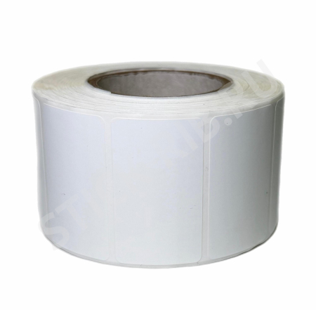 Термотрансферная этикетка 43x25 (1000), втулка 40 мм, полипропилен