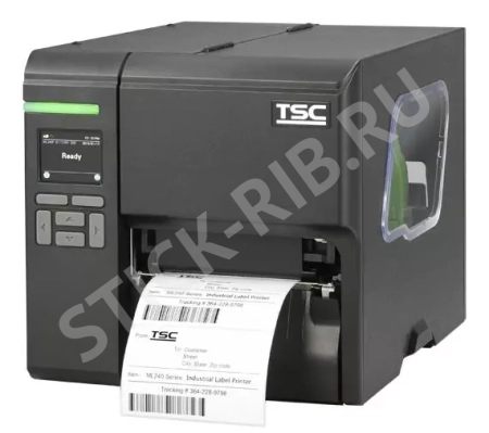 Термотрансферный принтер TSC ML240P LCD SU+Ethernet+USB Host+RTC с отделителем