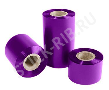 Красящая лента RESIN PREMIUM TEXTILE PURPLE ROYAL (40мм/200м/40мм/1") OUT Красящая лента RESIN PREMIUM TEXTILE PURPLE ROYAL (40мм/200м/40мм/1") OUT