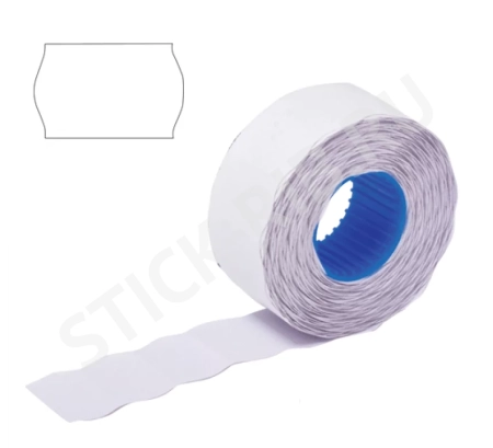 Этикет-лента 22x12x1500 волна, белая - купить по доступным ценам от производителя Этикет-лента 22x12x1500 волна, белая - купить по доступным ценам от производителя