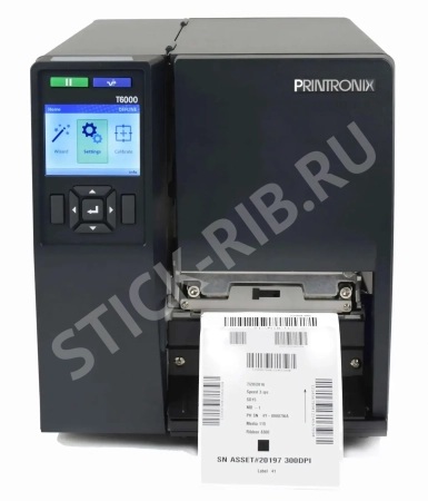 Термотрансферный принтер этикеток Printronix T6304e, 300 dpi, RS232, USB, Ethernet