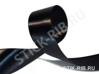 Купить сатиновая лента премиум ps911 с тканым краем для тт-печати черная 35мм/200м оптом