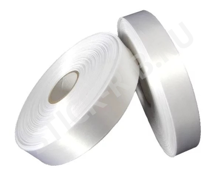 Сатиновая лента клеевая SA530H2 на толстой подложке белая 75мм/200м Сатиновая лента клеевая SA530H2 на толстой подложке белая 75мм/200м