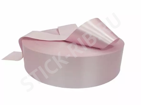 Купить сатиновая лента ps901 для тт-печати бледно-розовая 100мм/200м оптом