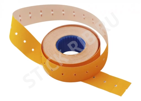 Этикет-лента 21x12x800 прямая, оранжевая Этикет-лента 21x12x800 прямая, оранжевая