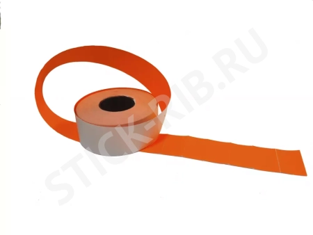 Этикет-лента 26x16x800 прямая, красная Этикет-лента 26x16x800 прямая, красная