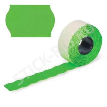 Этикет-лента 26x16x700 волна, зеленая - купить по доступным ценам от производителя Этикет-лента 26x16x700 волна, зеленая - купить по доступным ценам от производителя
