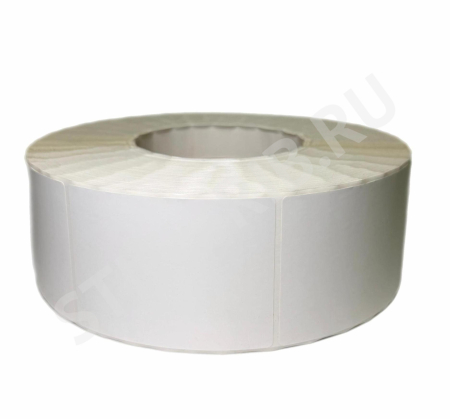 Термотрансферная этикетка 58x80 (2000), втулка 76, полипропилен