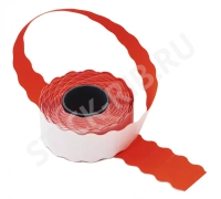 Этикет-лента 22x12x1000 волна, красная - купить по доступным ценам от производителя Этикет-лента 22x12x1000 волна, красная - купить по доступным ценам от производителя