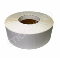 Купить термотрансферная этикетка 58x80 (2000), втулка 76, полипропилен оптом