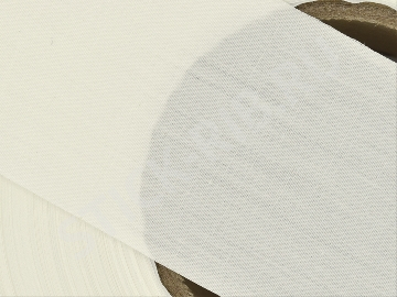 Полиэстеровая лента имитация хлопка C401OF кремовая без покрытия 85мм/100м Полиэстеровая лента имитация хлопка C401OF кремовая без покрытия 85мм/100м