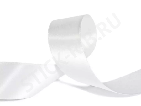 Купить сатиновая лента премиум ps911 с тканым краем для тт-печати белая 25мм/200м оптом