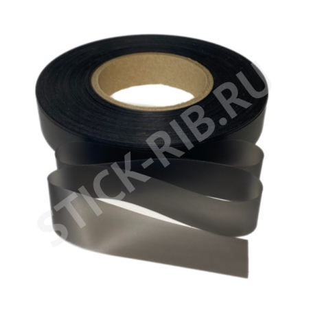 Силиконовая лента TPU210BM черная матовая 20мм/100м