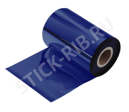 Красящая лента RESIN PREMIUM TEXTILE BLUE DARK (40мм/200м/40мм/1") OUT Красящая лента RESIN PREMIUM TEXTILE BLUE DARK (40мм/200м/40мм/1") OUT