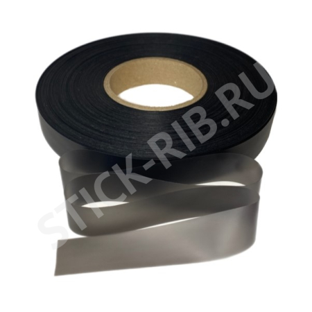 Силиконовая лента TPU210BM черная матовая 30мм/150м