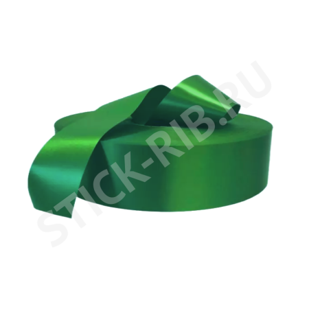 Сатиновая лента PS901 для ТТ-печати темно-зеленая 60мм/200м
