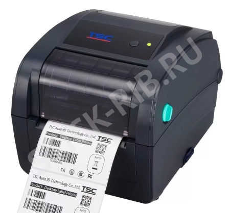 Термотрансферный принтер этикеток TSC TC210 (темный) LCD SU+Ethernet+USB Host+RTC с отрезчиком